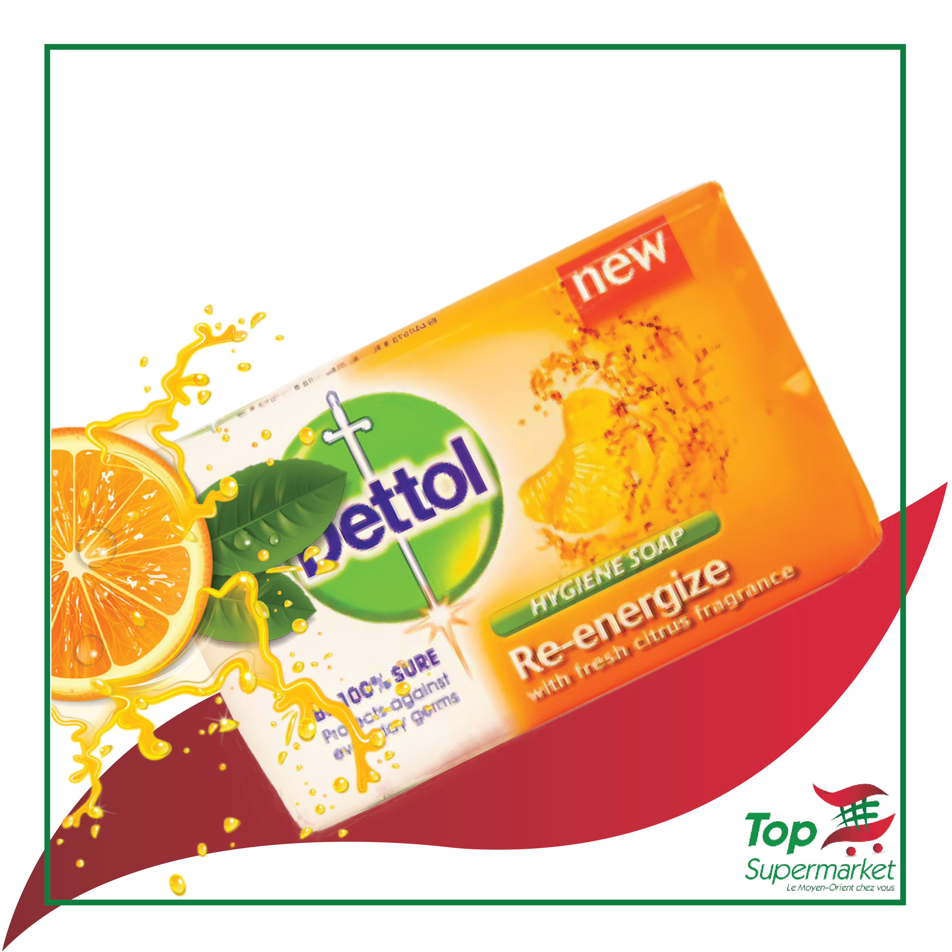 Dettol Savon Re-energize